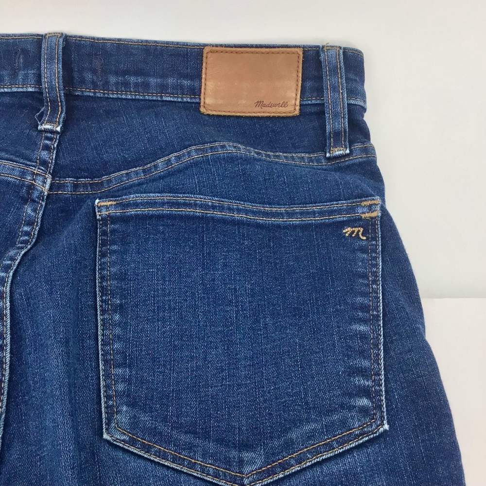 Madewell 10" High-Rise Skinny Jeans - Hayes Wash / Blue  Style F4684 Size 30 - Picture 12 of 14